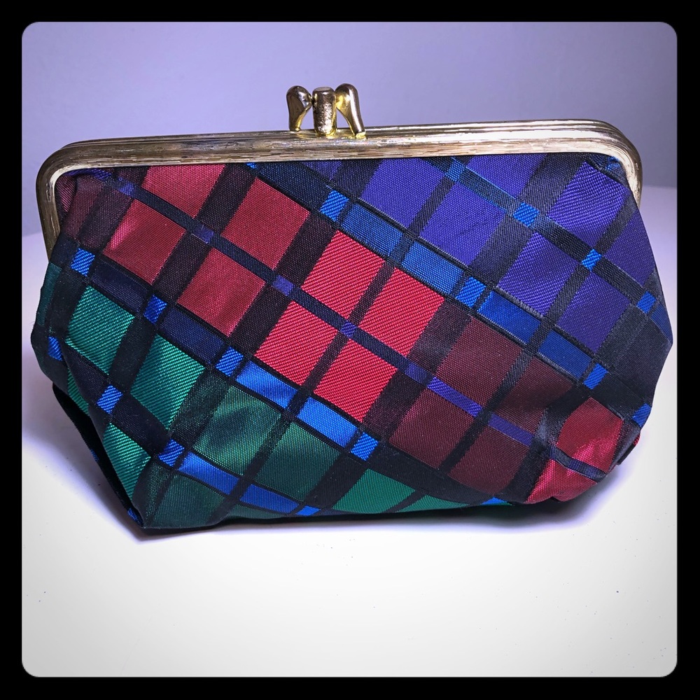 Vintage 1970s Christian Dior 2 part Cosmetic Bag